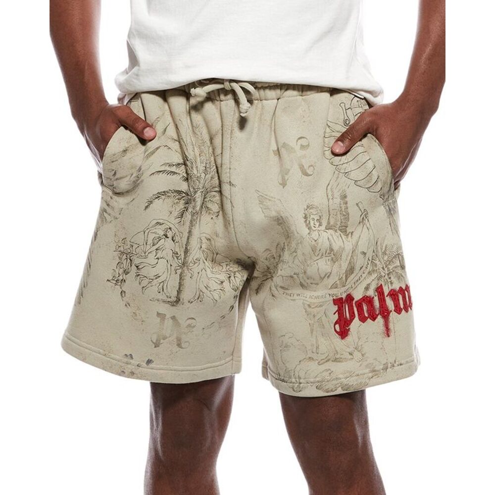 Palm Angels Mens  Short, Brown